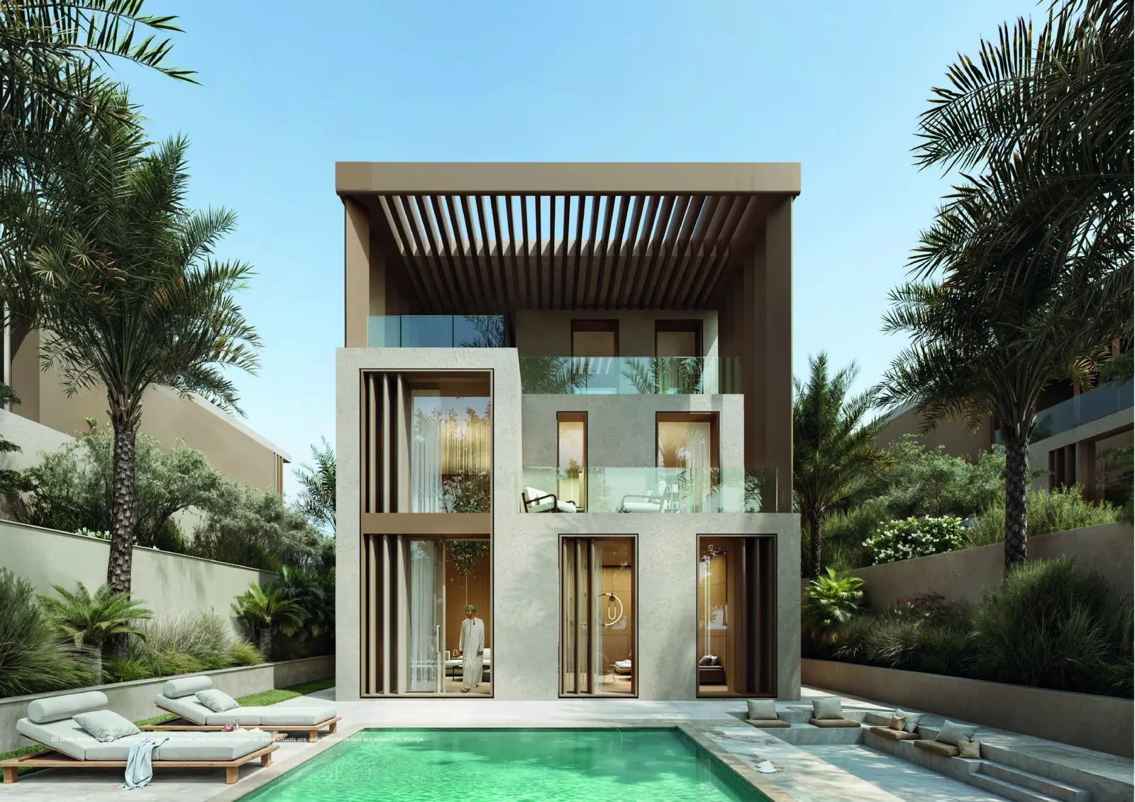 4 bedroom villa + maid room