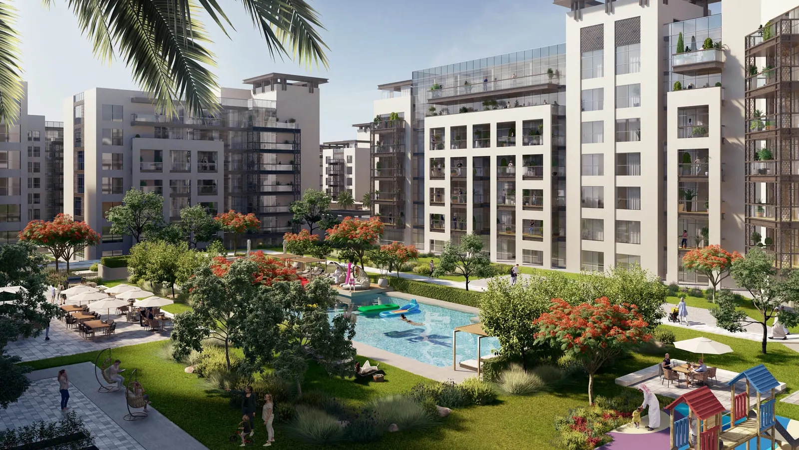 One-bedroom apartment in installments with permanent residency in Oman